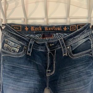 Rock Revival Kailyn Skinny Jeans Size 27